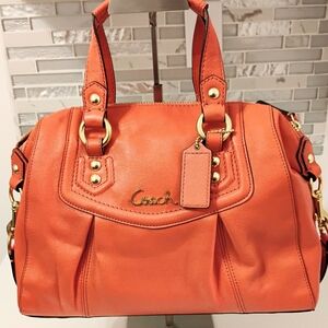 NWOT Coach Coral Handbag/Shoulder Bag